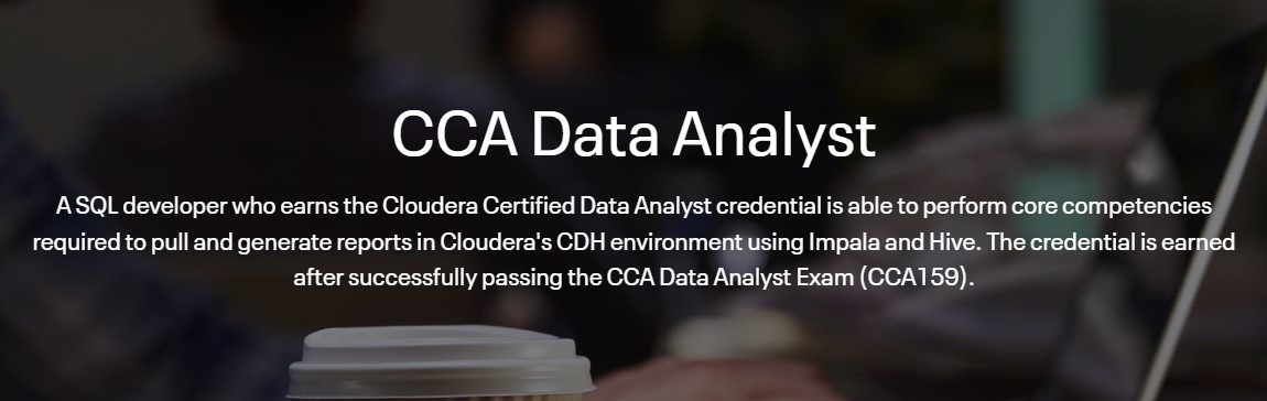 best data analytics course- cloudera