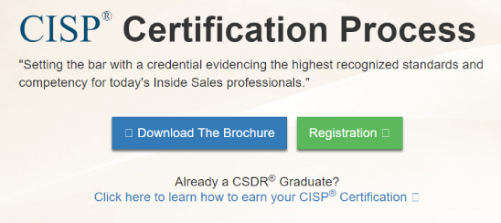 sales certifications-certification process