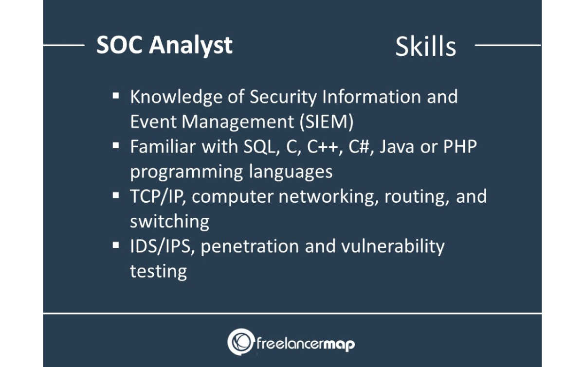 soc analyst skills