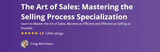 sales certifications: Mastering the Selling Process Specialization