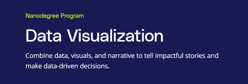 best data visualization courses- udacity