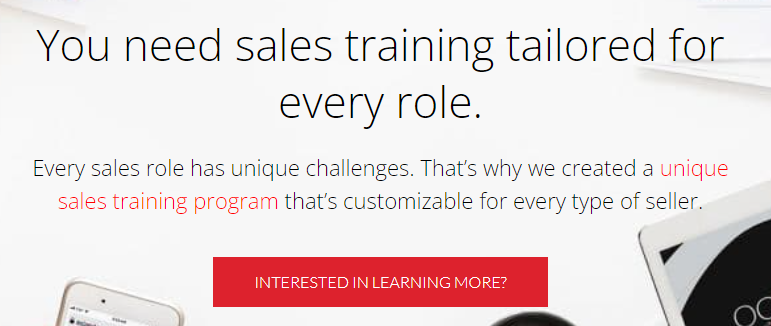 sales training program