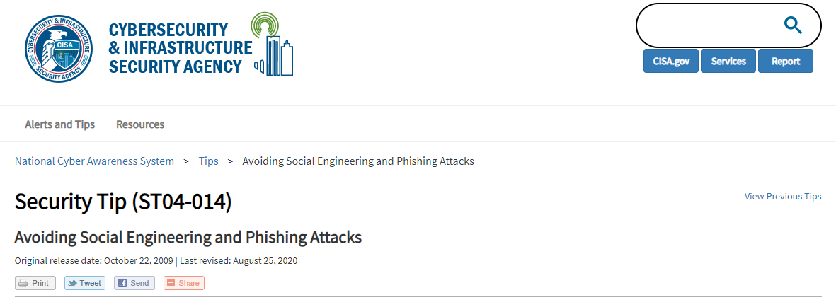 Avoiding Social Engineering and Phishing Attacks