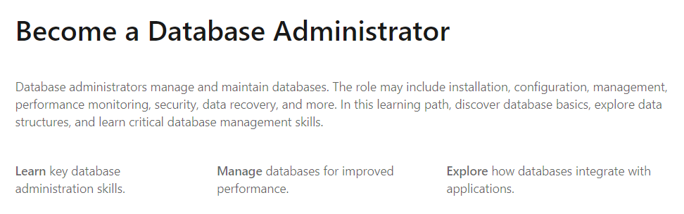 best database management courses Become a Database Administrator on LinkedIn Learning