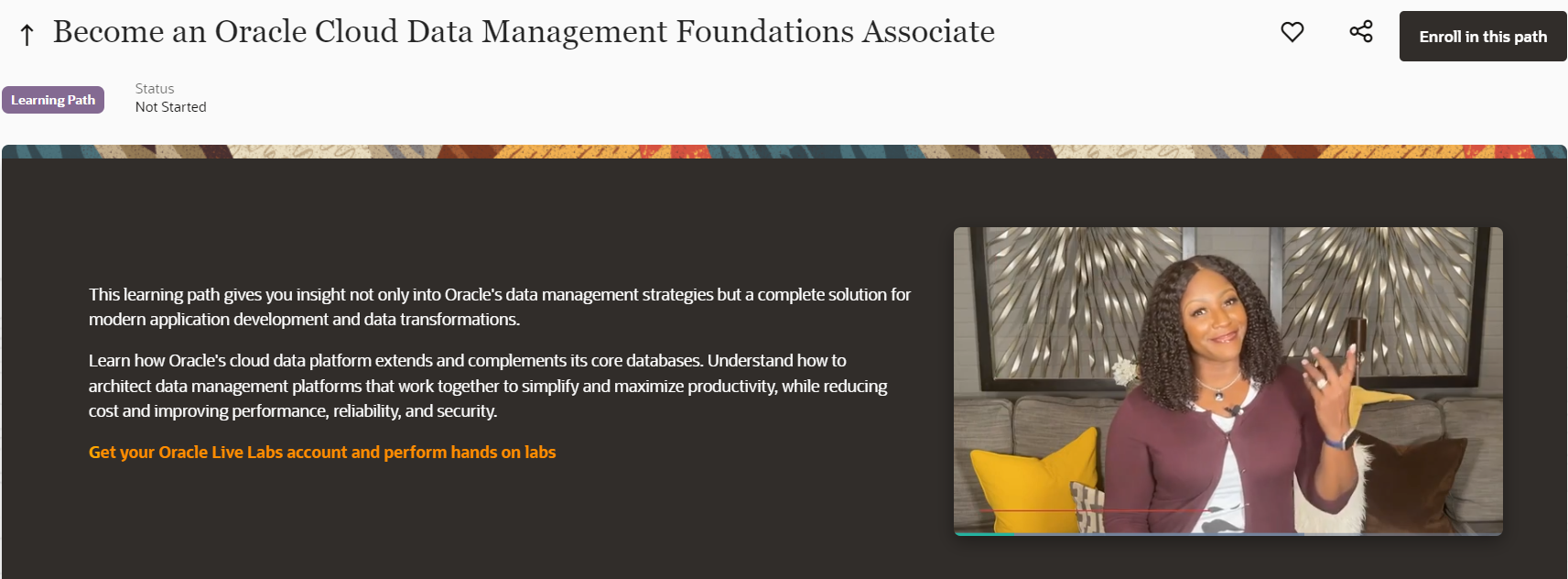 best database management courses, Become an Oracle Cloud Data Management Foundations Associate on Oracle University