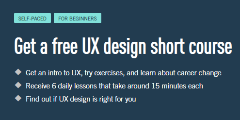 UX Design Short Course – CareerFoundry