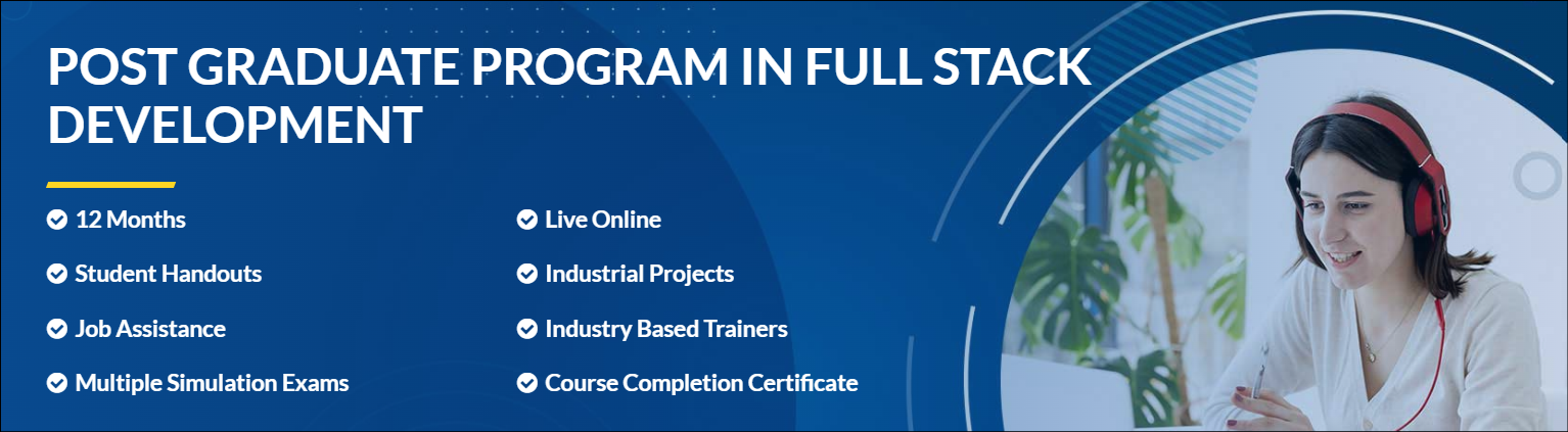 Careerera Post Graduate Program in Full Stack Development, best full stack developer course