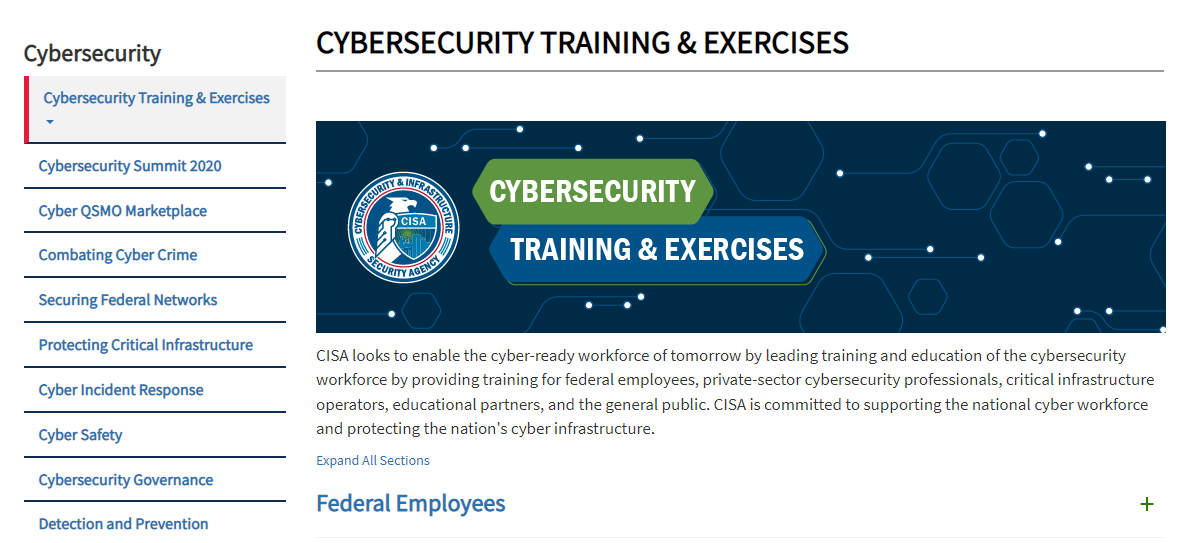 cybersecurity resources - Cybersecurity and Infrastructure Security Agency