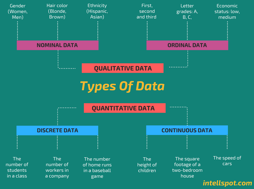 data science vs statistics, Types of Data