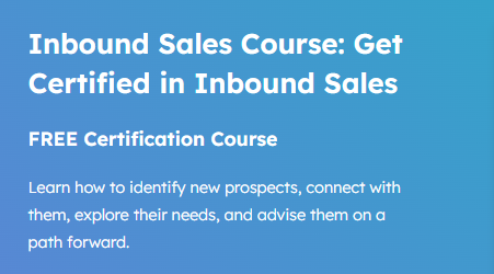 Inbound sales