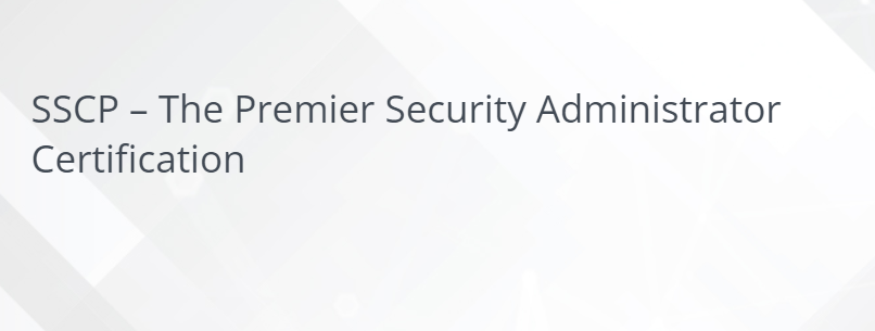 Systems Security Certified Practitioner 