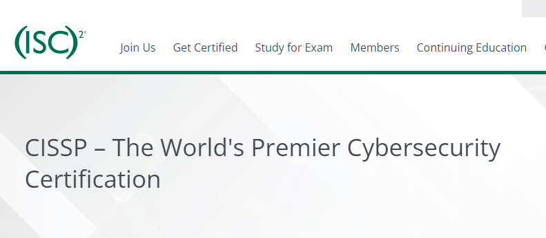 Certified Information Systems Security Professional 