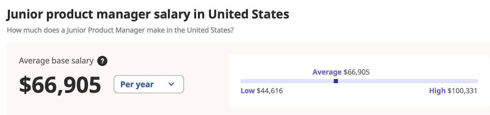 jobs after coding bootcamp, average annual salary of product managers