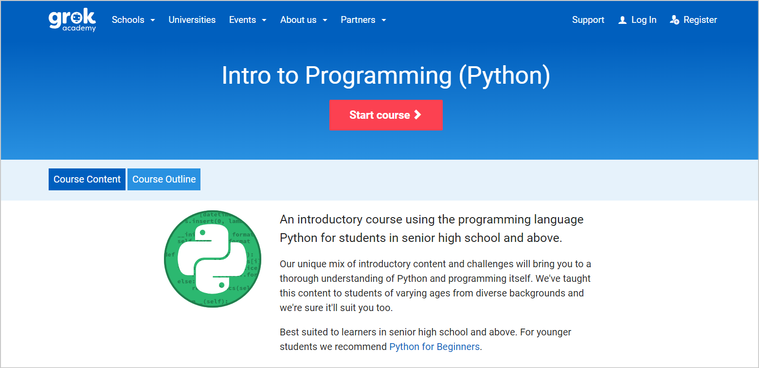 python frameworks, Grok