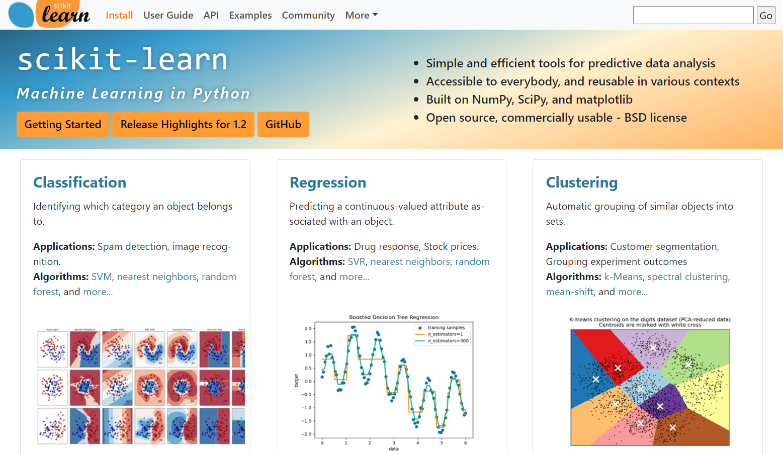 python libraries for data science, scikit-learn