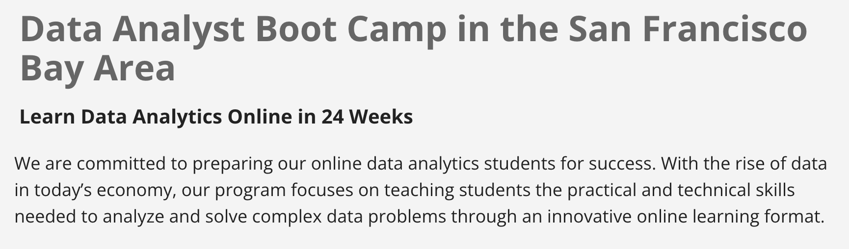 best data analytics bootcamp: Berkeley