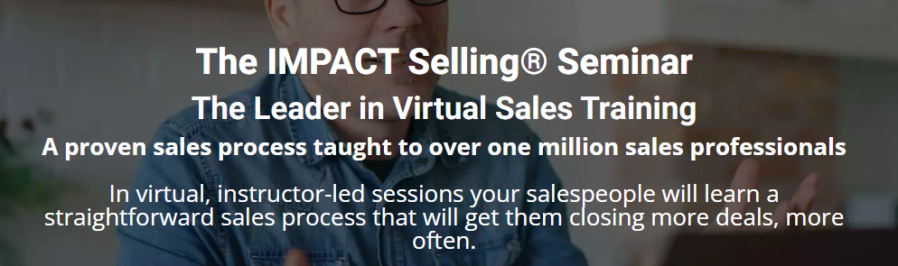 The impact selling seminar