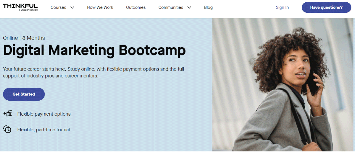 best digital marketing bootcamps- thinkiful 