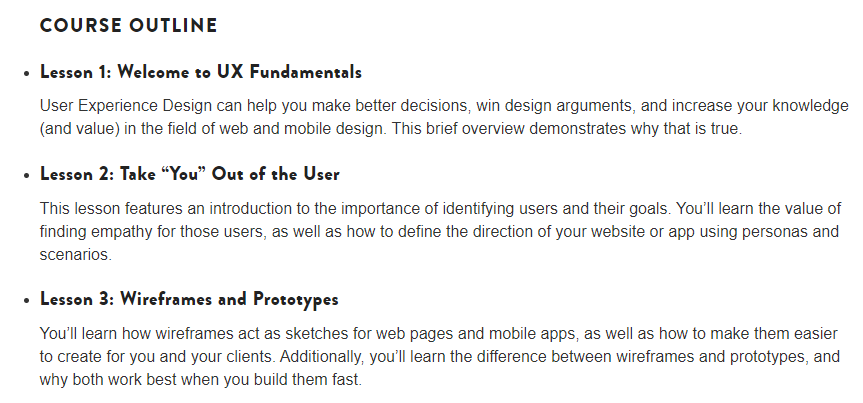 UX Fundamentals - Gymnasium