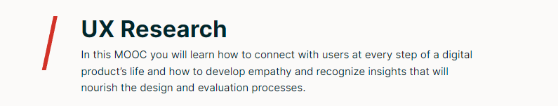 UX Research - HEC Montreal on edX