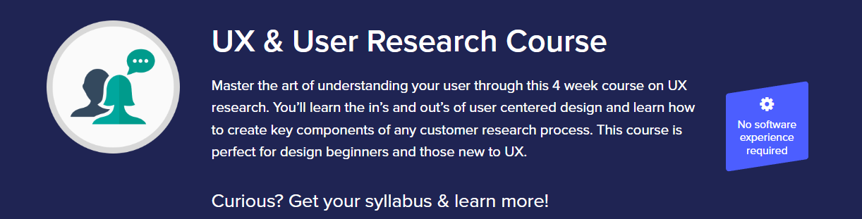 UX & User Research Course - Design Lab