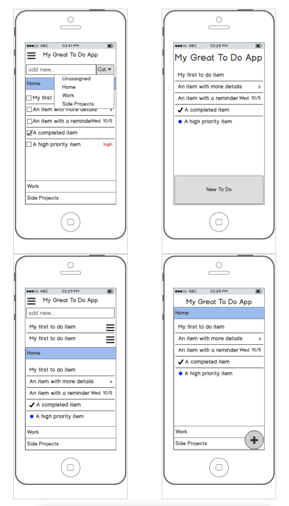 Wireframe in product design